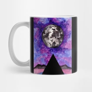 Moon Pyramid Purple Mug